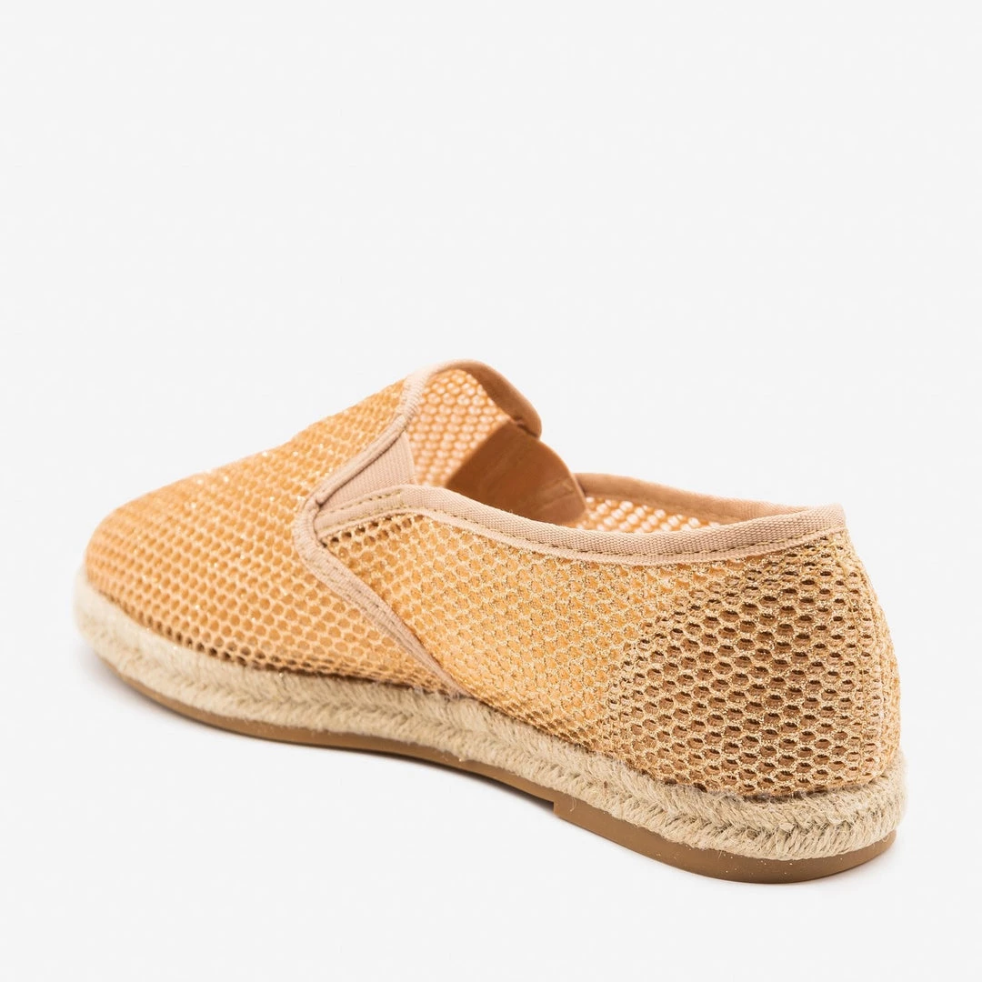 Bamboo Shoes Sparkly Mesh Espadrille Loafers 9 Bamboo Shoes Sparkly Mesh Espadrille Loafers