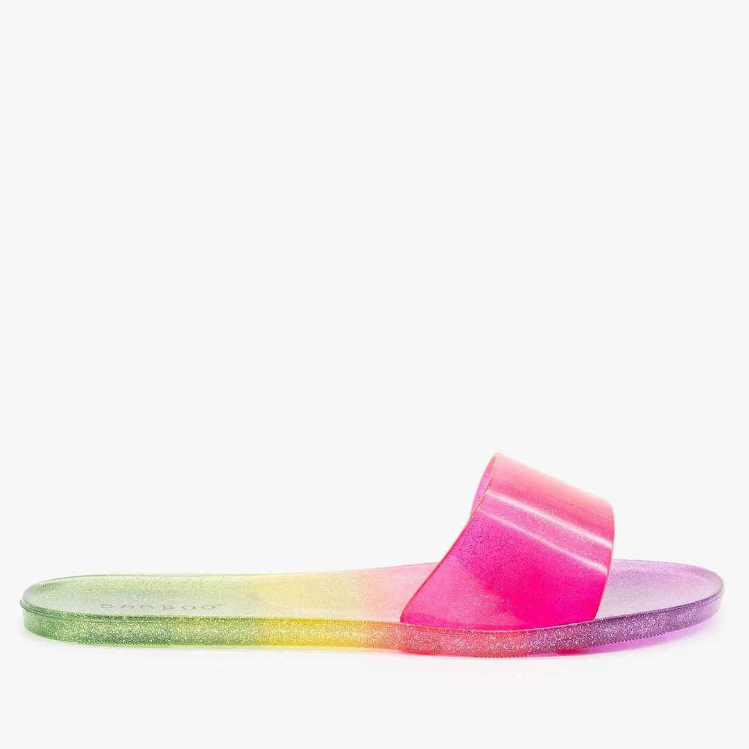 Bamboo Shoes Sparkly Rainbow Jelly Sandals Newest Arrivals 1 Bamboo Shoes Sparkly Rainbow Jelly Sandals Newest Arrivals