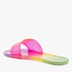Bamboo Shoes Sparkly Rainbow Jelly Sandals Newest Arrivals 5 Bamboo Shoes Sparkly Rainbow Jelly Sandals Newest Arrivals