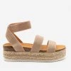 Anna Shoes Sparkly Rose Gold Espadrilles Newest Arrivals