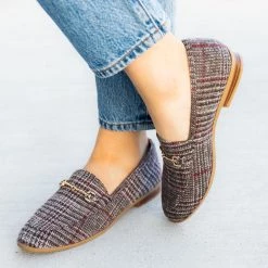 Mata Newest Arrivals Spiffy Plaid Loafers 7 Mata Newest Arrivals Spiffy Plaid Loafers