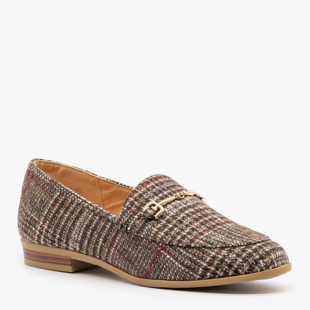 Mata Newest Arrivals Spiffy Plaid Loafers 2 Mata Newest Arrivals Spiffy Plaid Loafers
