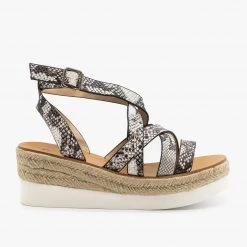 AMS Shoes Sporty Espadrille Sandal Wedges