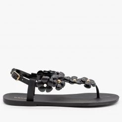 Bamboo Shoes Spring Flower Jelly Sandals