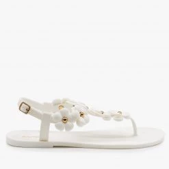 Bamboo Shoes Spring Flower Jelly Sandals