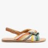 Qupid Shoes Newest Arrivals Springy Knotted Slingback Sandals