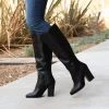 Bamboo Squared Heel Boots