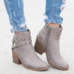 Soda Shoes Stacy Studded Booties Newest Arrivals