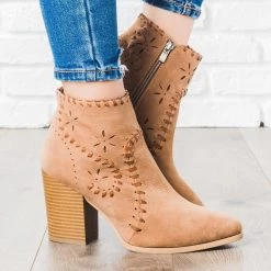 ARider Girl Starry Stitched Heel Booties