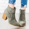 ARider Girl Starry Stitched Heel Booties