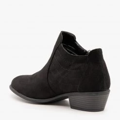 Wild Diva Shoes Stitch Accented Fall Booties Newest Arrivals