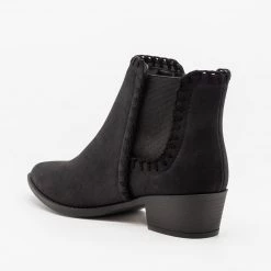 Soda Shoes Stitched Chelsea Booties