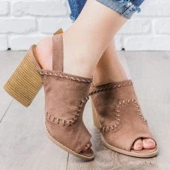Qupid Shoes Newest Arrivals Stitched Chunky Heel Mules 10 Qupid Shoes Newest Arrivals Stitched Chunky Heel Mules