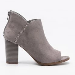 Refresh Newest Arrivals Stitched Open-Toe Ankle Booties