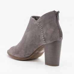 Refresh Newest Arrivals Stitched Open-Toe Ankle Booties