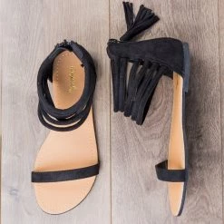 Qupid Shoes Strappy Ankle Strap Sandals