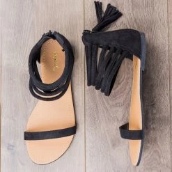 Qupid Shoes Strappy Ankle Strap Sandals