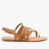 Qupid Shoes Strappy Braided Sandals Newest Arrivals