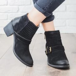 Qupid Shoes Newest Arrivals Strappy Buckle Booties