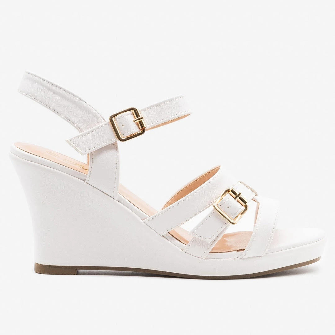 Forever Strappy Buckle Wedge 3 Forever Strappy Buckle Wedge