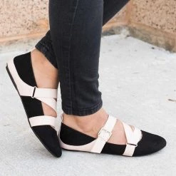 Qupid Shoes Newest Arrivals Strappy Buckled Flats