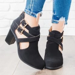 Bella Marie Newest Arrivals Strappy Chic Faux Leather Buckle Booties 16 Bella Marie Newest Arrivals Strappy Chic Faux Leather Buckle Booties