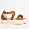 AMS Shoes Newest Arrivals Strappy Criss Cross Espadrille Flatforms