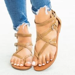 Soda Shoes Strappy Criss Cross Gladiator-Style Sandals 11 Soda Shoes Strappy Criss Cross Gladiator-Style Sandals