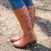 Bamboo Shoes Strappy Criss Cross Riding Boots Newest Arrivals