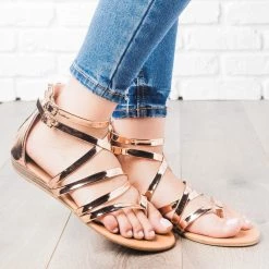 Anna Shoes Strappy Crisscross Sandals Newest Arrivals