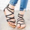Anna Shoes Strappy Crisscross Sandals Newest Arrivals