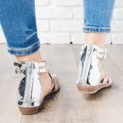 Anna Shoes Strappy Crisscross Sandals Newest Arrivals