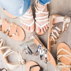 Anna Shoes Strappy Crisscross Sandals Newest Arrivals