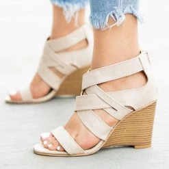 Qupid Shoes Newest Arrivals Strappy Diva Stacked Wedges 19 Qupid Shoes Newest Arrivals Strappy Diva Stacked Wedges