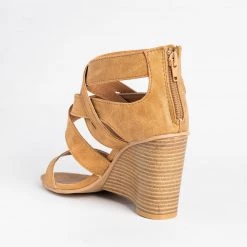 Qupid Shoes Newest Arrivals Strappy Diva Stacked Wedges 14 Qupid Shoes Newest Arrivals Strappy Diva Stacked Wedges