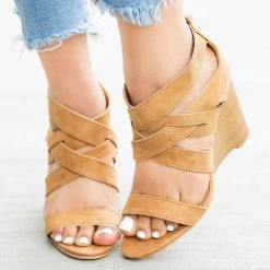 Qupid Shoes Newest Arrivals Strappy Diva Stacked Wedges 16 Qupid Shoes Newest Arrivals Strappy Diva Stacked Wedges