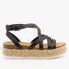 Soda Shoes Strappy Espadrille Flatform Sandals Newest Arrivals
