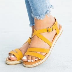 Soda Shoes Strappy Espadrille Sandals