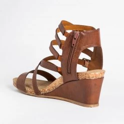 Pierre Dumas Strappy Gladiator Sandal Wedges 8 Pierre Dumas Strappy Gladiator Sandal Wedges