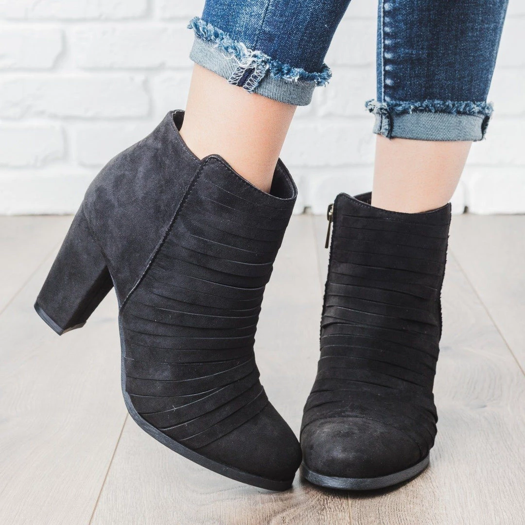 Bamboo Shoes Strappy Heel Ankle Booties Newest Arrivals 8 Bamboo Shoes Strappy Heel Ankle Booties Newest Arrivals