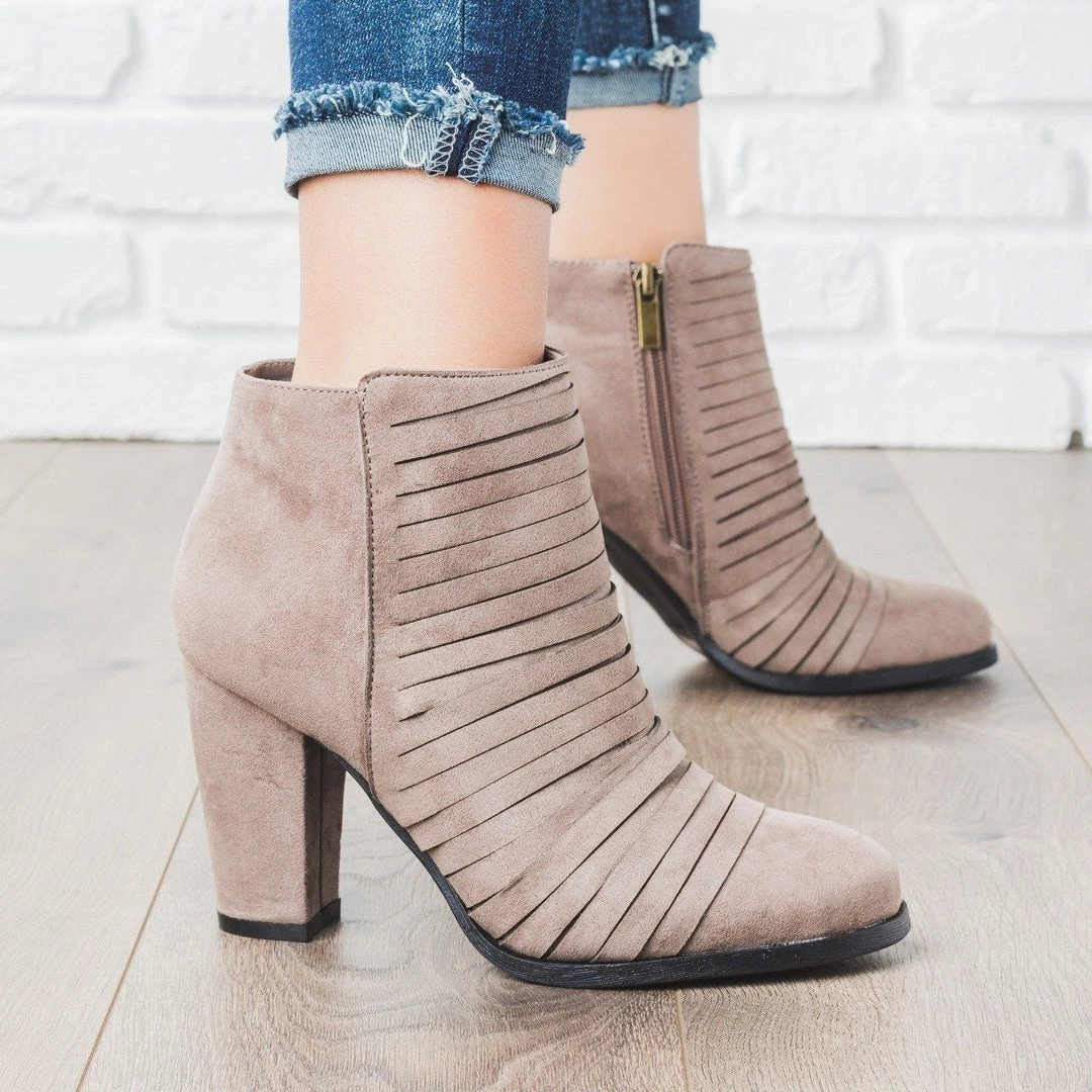 Bamboo Shoes Strappy Heel Ankle Booties Newest Arrivals 6 Bamboo Shoes Strappy Heel Ankle Booties Newest Arrivals