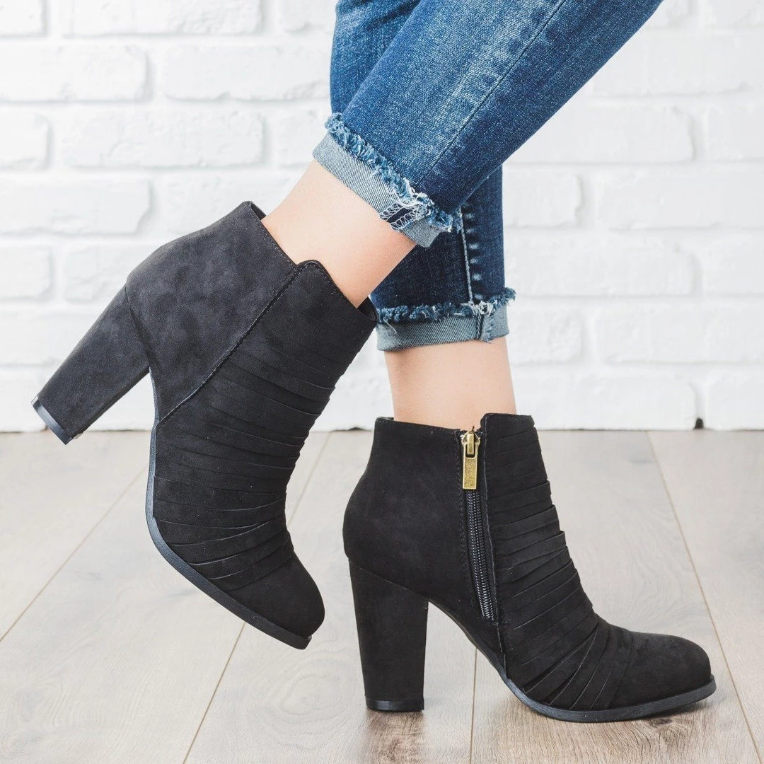 Bamboo Shoes Strappy Heel Ankle Booties Newest Arrivals 2 Bamboo Shoes Strappy Heel Ankle Booties Newest Arrivals