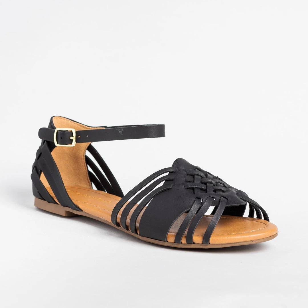 City Classified Shoes Strappy Huarache Flats Newest Arrivals 2 City Classified Shoes Strappy Huarache Flats Newest Arrivals