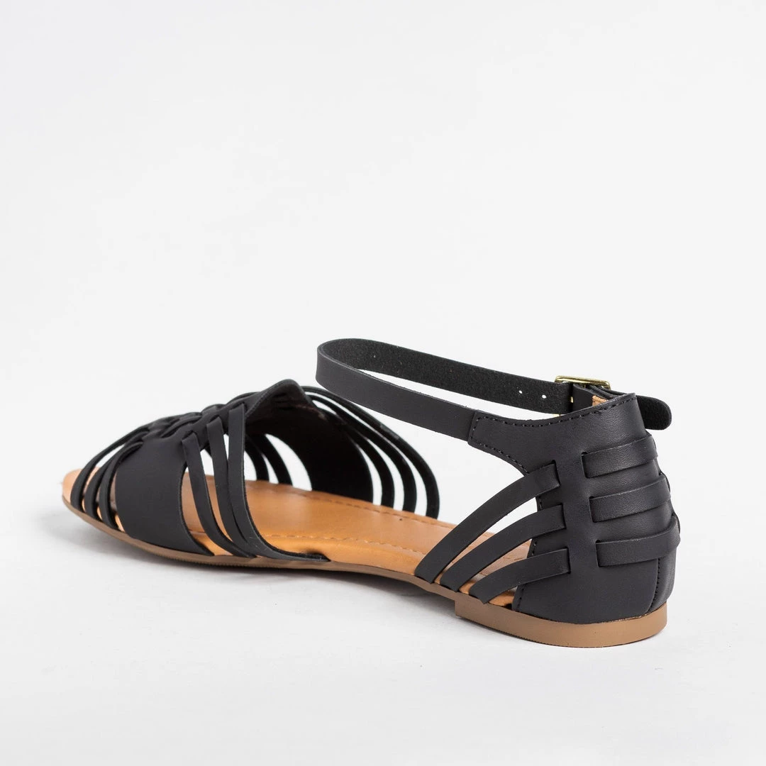 City Classified Shoes Strappy Huarache Flats Newest Arrivals 4 City Classified Shoes Strappy Huarache Flats Newest Arrivals