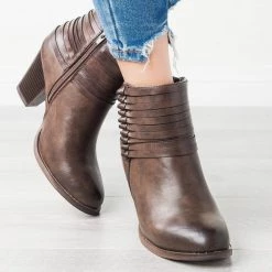 Mata Strappy Knotted Ankle Booties 10 Mata Strappy Knotted Ankle Booties