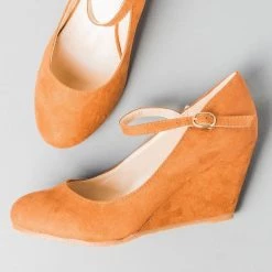 Bella Marie Strappy Mary Jane Wedges Newest Arrivals