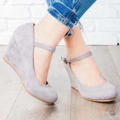 Bella Marie Strappy Mary Jane Wedges Newest Arrivals