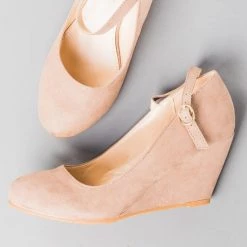 Bella Marie Strappy Mary Jane Wedges Newest Arrivals