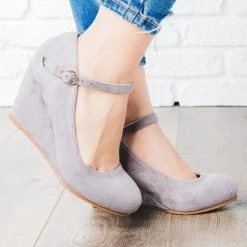Bella Marie Strappy Mary Jane Wedges Newest Arrivals