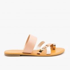 Bamboo Shoes Strappy Multi-Tone Sandals Newest Arrivals